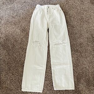 PacSun White 90s Boyfriend Jeans Size 24